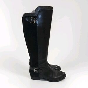 Marc Fisher Women's Damsel Tall Boots Black Size 8.5 M